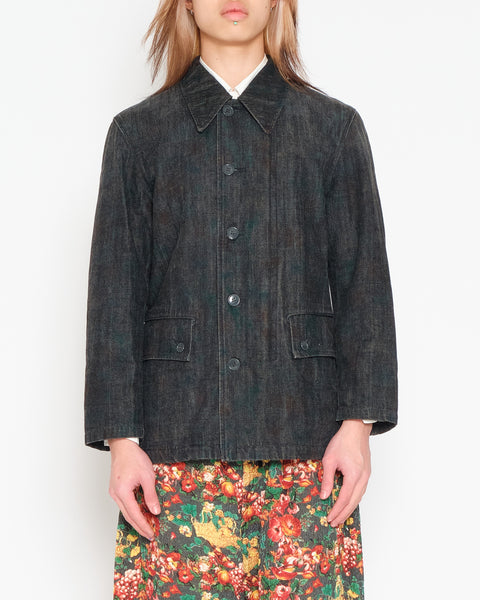 COMME des GARÇONS HOMME mossy denim jacket