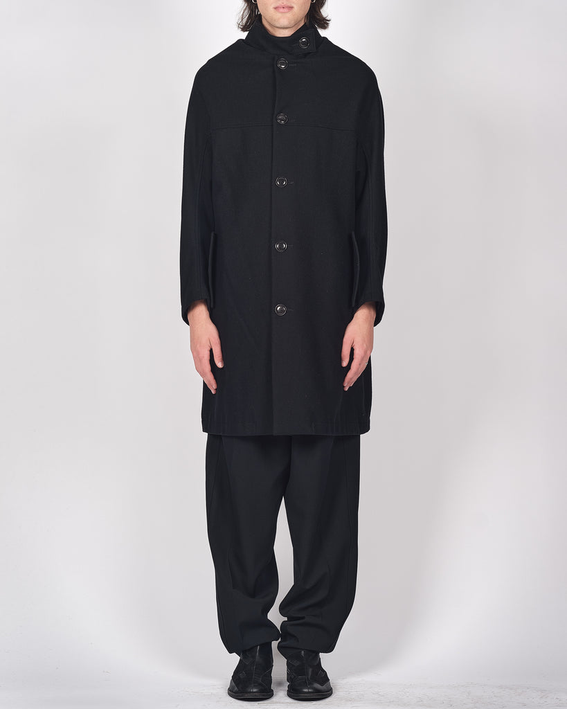 Yohji Yamamoto shoulder-less coat