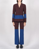 ISSEY MIYAKE colour block suit