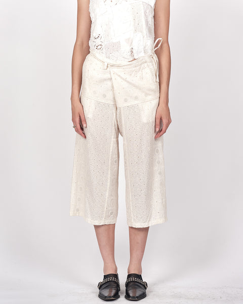 JUNYA WATANABE COMME des GARÇONS lace patterned pants
