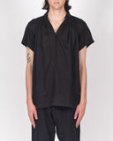 COMME des GARÇONS tricot gathered neck shirt