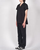 COMME des GARÇONS tricot gathered neck shirt