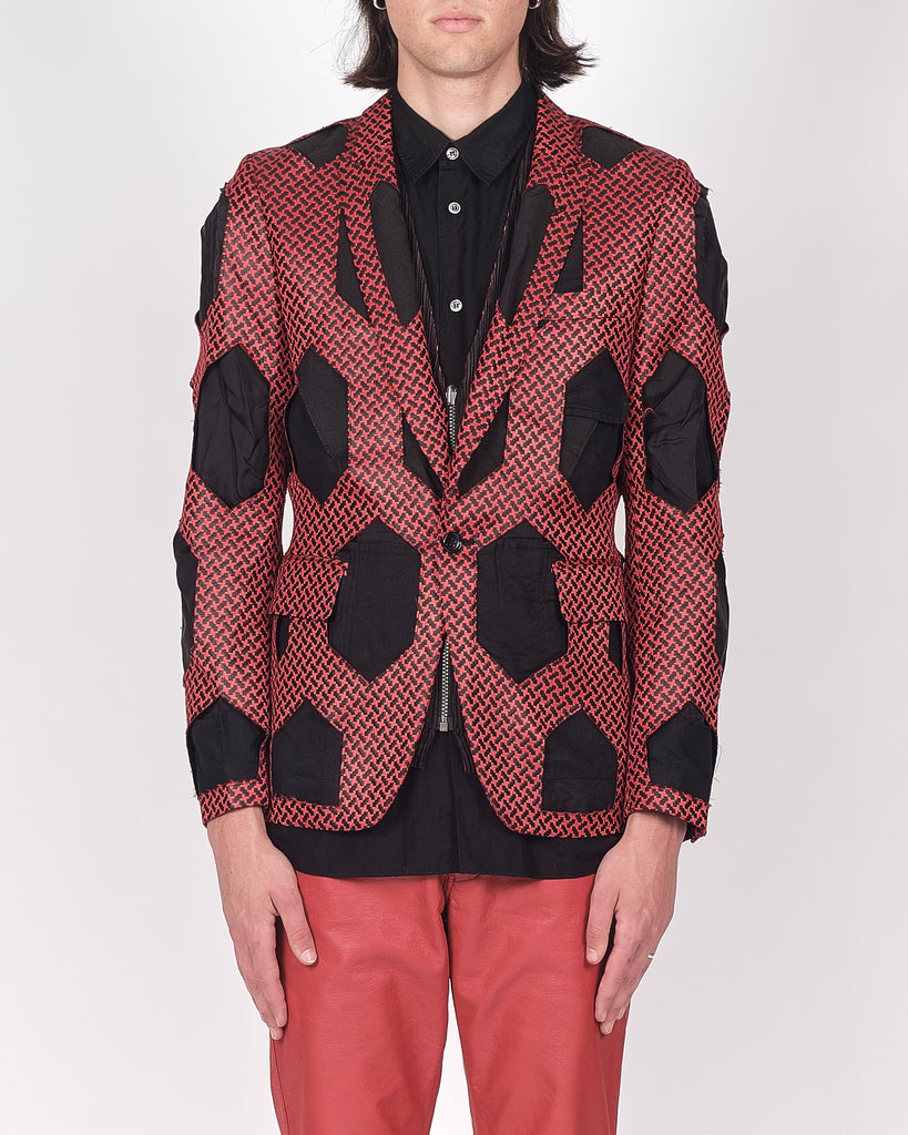 COMME des GARÇONS HOMME PLUS cut-out sharp blazer – dot COMME