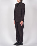 Yohji Yamamoto Pour Homme raw silk trousers