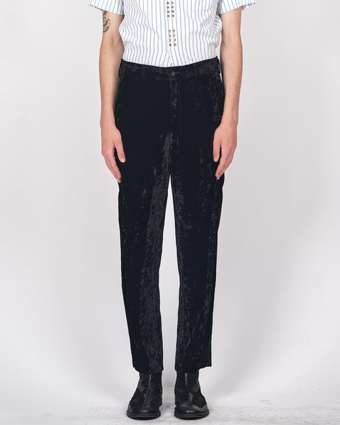 COMME des GARÇONS HOMME PLUS brushed velvet suit pants