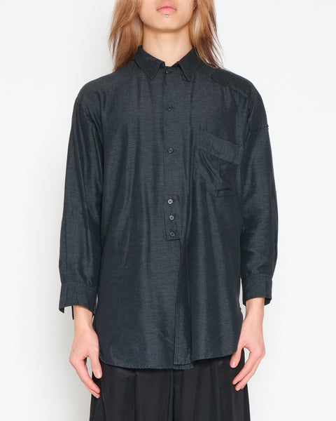 Yohji Yamamoto Y's slate shirt