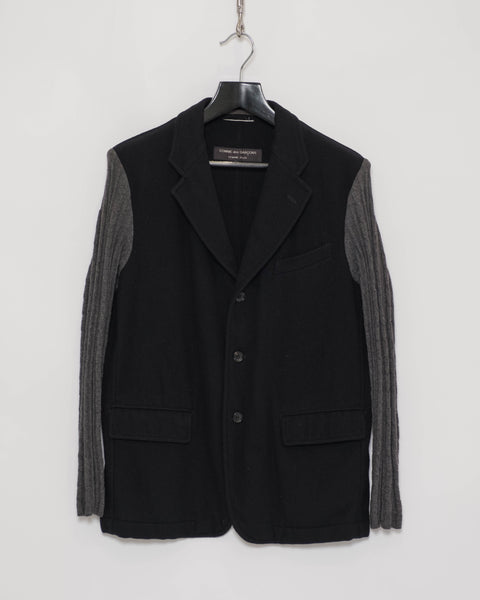 COMME des GARÇONS Homme Plus knit sleeve jacket