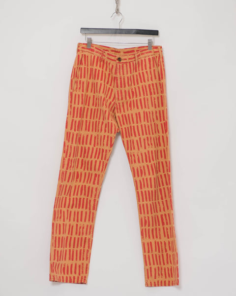 COMME des GARÇONS block print pants