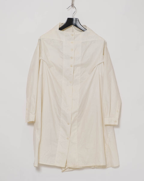 ISSEY MIYAKE crinkle parachute shirt coat