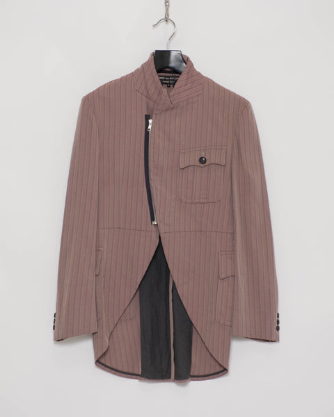 COMME des GARÇONS HOMME PLUS zip-up lapel jacket