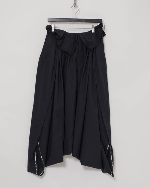 COMME des GARÇONS pinstripe skirted trousers