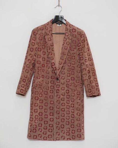 COMME des GARÇONS Homme Plus painted suede coat