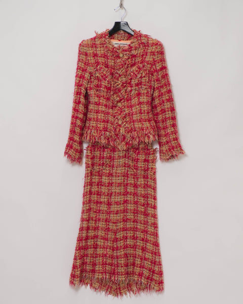 Junya Watanabe bouclé suit