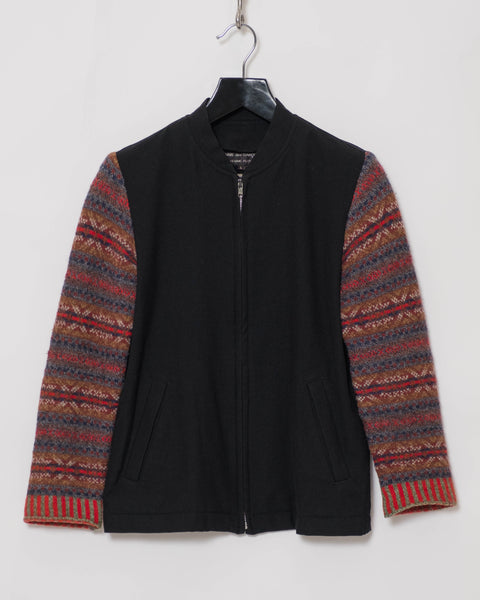 COMME des GARÇONS HOMME PLUS knitted sleeve jacket