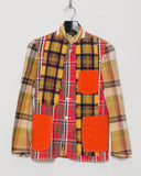 COMME des GARÇONS HOMME PLUS patchwork shirt jacket