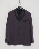 Yohji Yamamoto Y's For Men trimmed lapel jacket