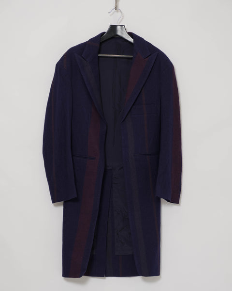 Yohji Yamamoto striped out coat