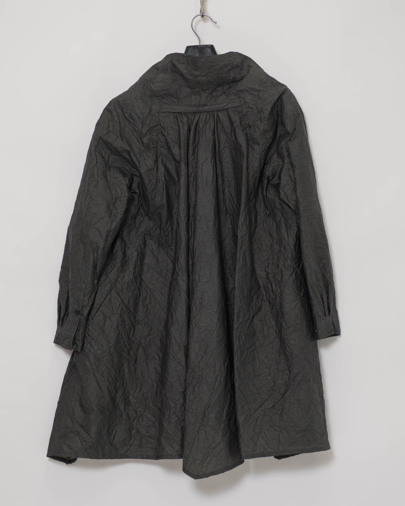 ISSEY MIYAKE Nylon Long Parachute coat outer black