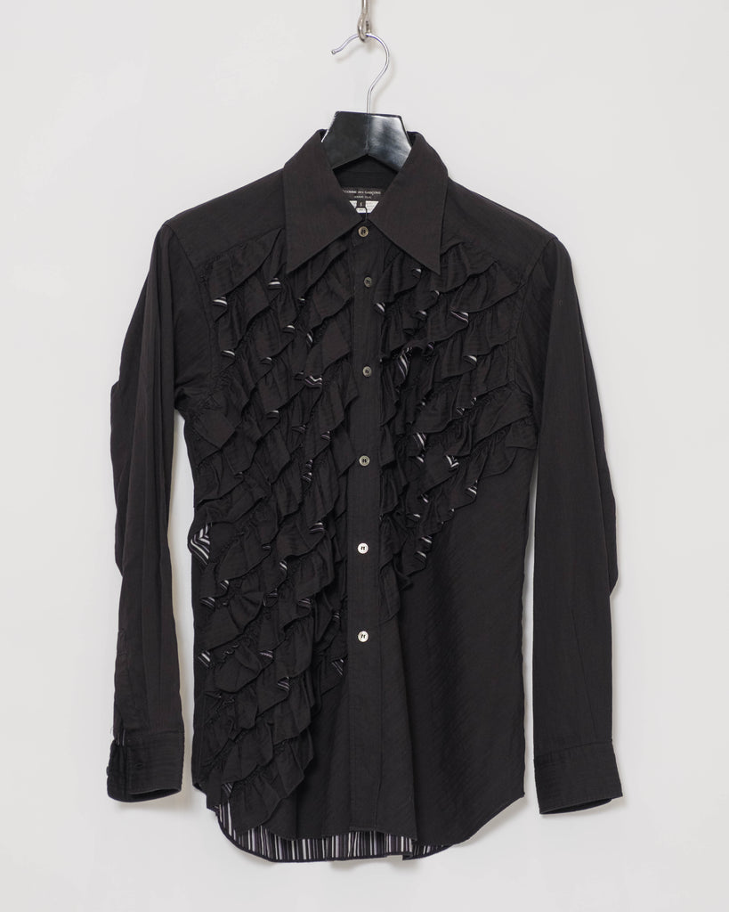 COMME des GARÇONS Homme Plus ruffle twist shirt