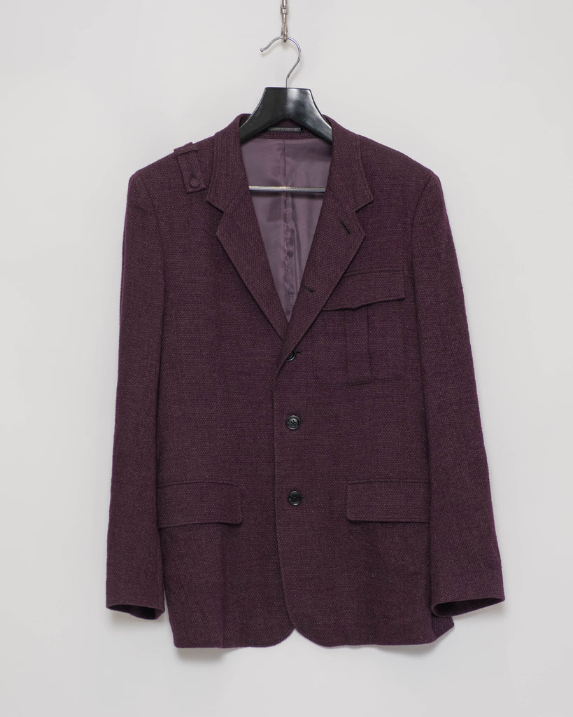 Yohji Yamamoto Pour Homme woven military jacket