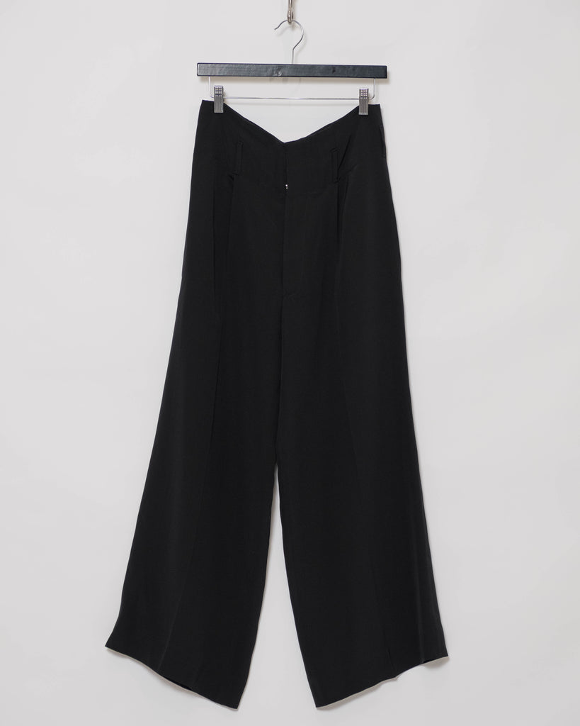 YOHJI YAMAMOTO silk wide leg pants – dot COMME