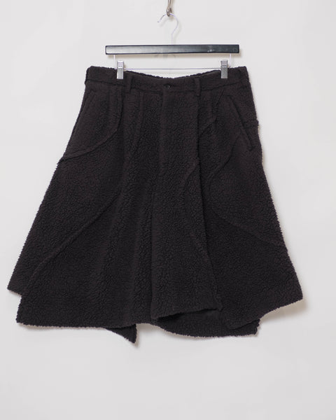 COMME des GARÇONS Homme Plus twisted furry shorts