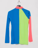 Walter van Beirendonck colour block shirt