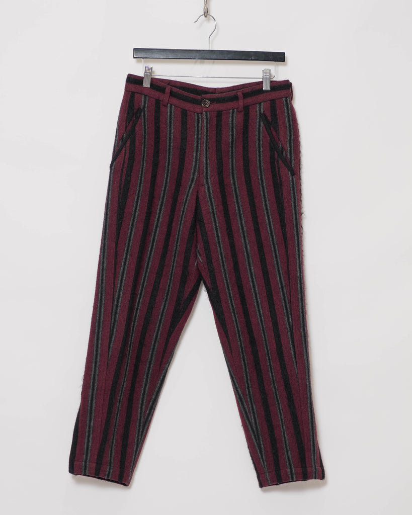 COMME des GARÇONS Homme Plus striped wool trousers