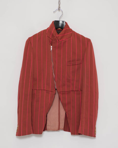 COMME des GARÇONS HOMME PLUS red striped jacket