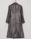 ISSEY MIYAKE MEN silver foil coat
