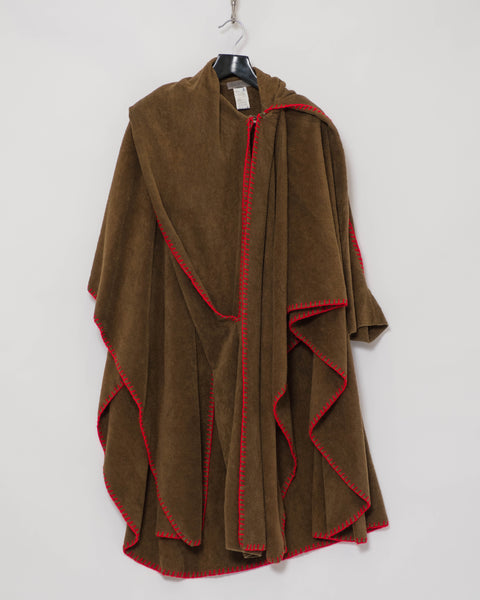 Yohji Yamamoto Pour Homme blanket stitch robe