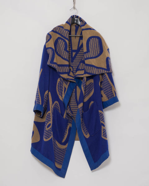 Walter van Beirendonck crossed crocodiles coat