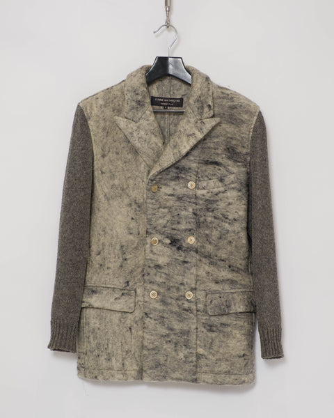 COMME des GARÇONS Homme Plus knitted sleeve jacket