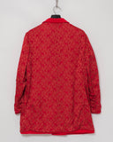 Yohji Yamamoto Pour Homme reversible floral embroidered coat