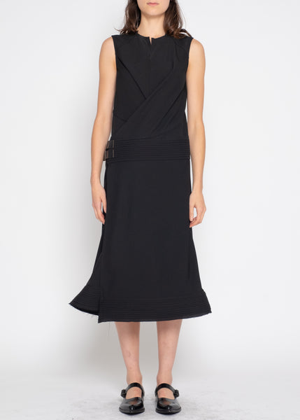 JUNYA WATANABE COMME des GARÇONS leather belt dress
