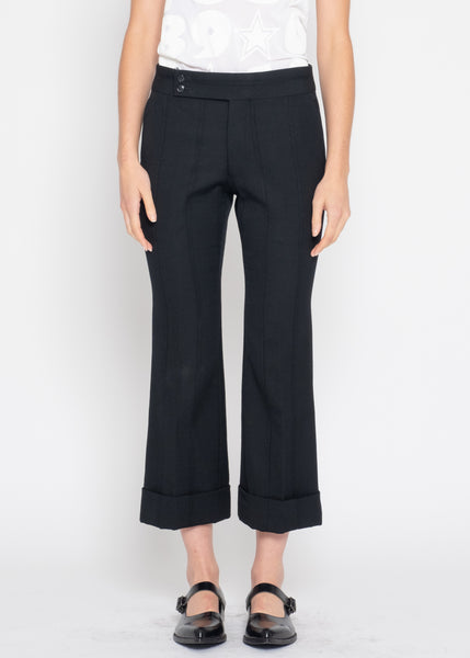 COMME des GARÇONS striped detail trousers