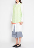 Issey Miyake picnic crinkle top