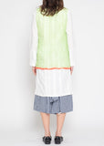 Issey Miyake picnic crinkle top