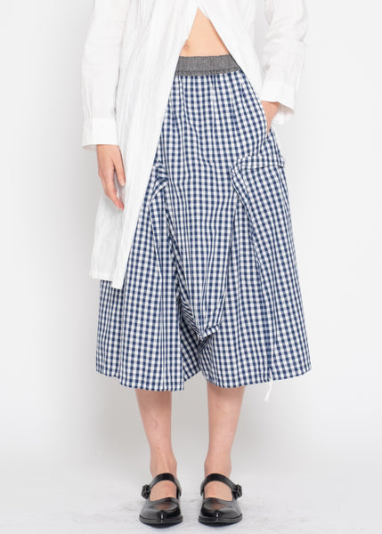 COMME des GARÇONS gingham tablecloth pants
