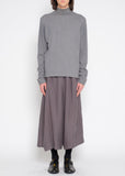 Yohji Yamamoto Y's pinstriped turtleneck