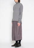 Yohji Yamamoto Y's pinstriped turtleneck
