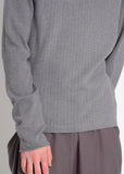 Yohji Yamamoto Y's pinstriped turtleneck