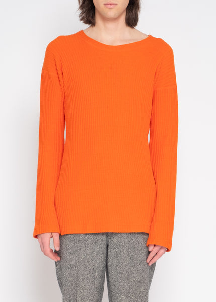 Yohji Yamamoto Pour Homme orange juice sweater