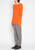 Yohji Yamamoto Pour Homme orange juice sweater