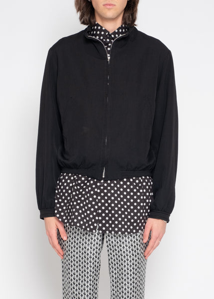 Yohji Yamamoto Pour Homme trim detail bomber
