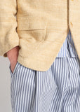 Issey Miyake raw silk jacket