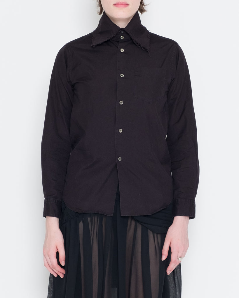 JUNYA WATANABE COMME des GARÇONS distressed collar shirt