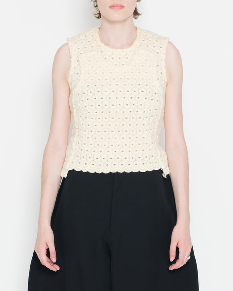 COMME des GARÇONS COMME des GARÇONS floral embroidered bodice