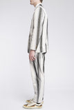 COMME des GARÇONS <br> Embossed Striped Suit