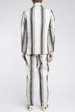 COMME des GARÇONS <br> Embossed Striped Suit